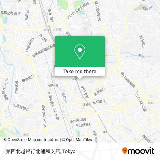 第四北越銀行北浦和支店 map