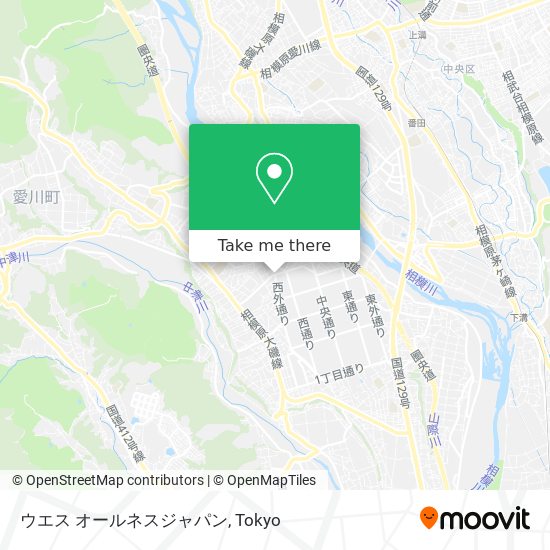 ウエス オールネスジャパン map