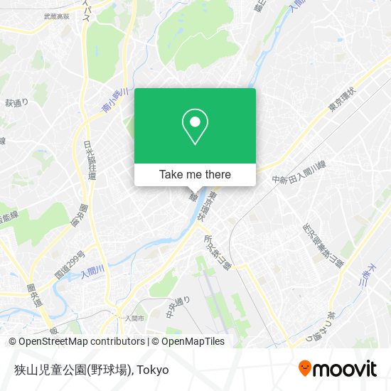 狭山児童公園(野球場) map