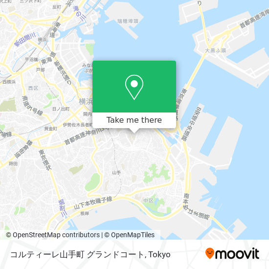 コルティーレ山手町 グランドコート map