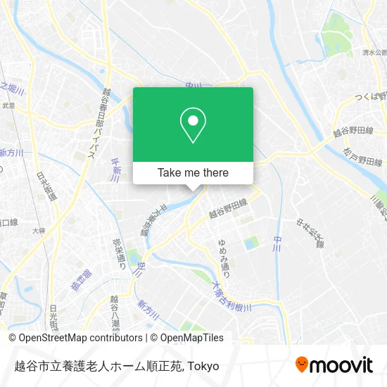 越谷市立養護老人ホーム順正苑 map