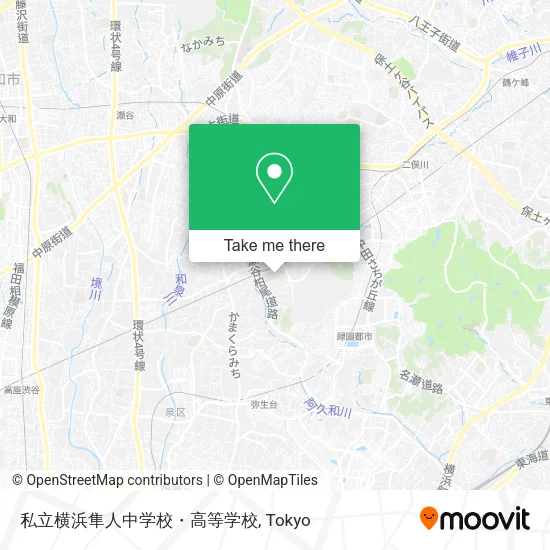 私立横浜隼人中学校・高等学校 map