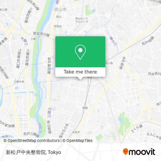 新松戸中央整骨院 map