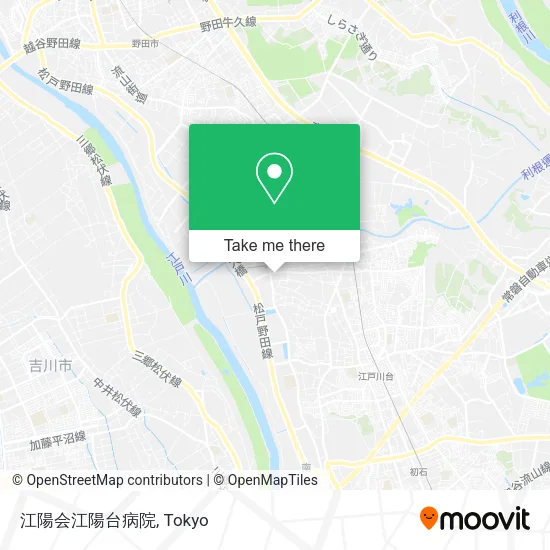 江陽会江陽台病院 map