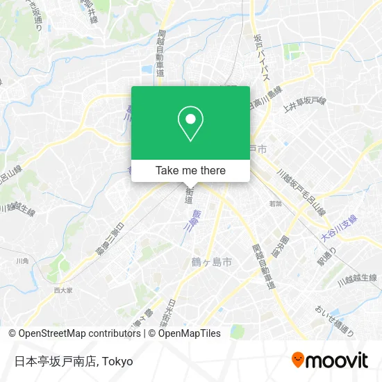 日本亭坂戸南店 map