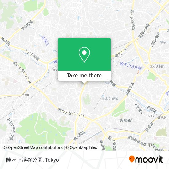 陣ヶ下渓谷公園 map