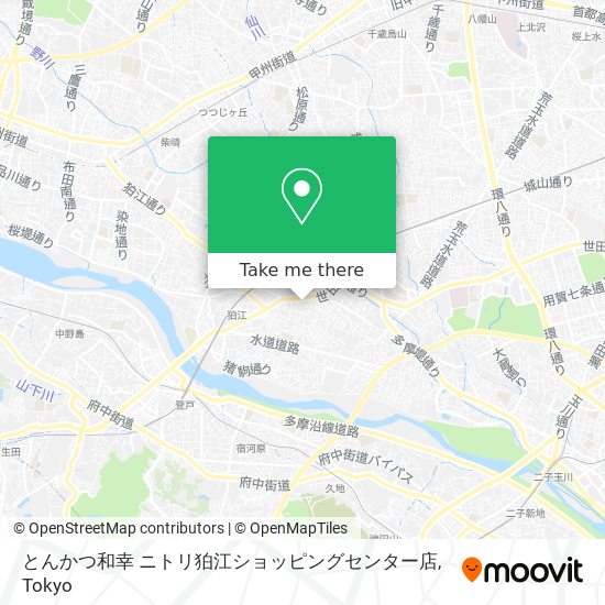 とんかつ和幸 ニトリ狛江ショッピングセンター店 map