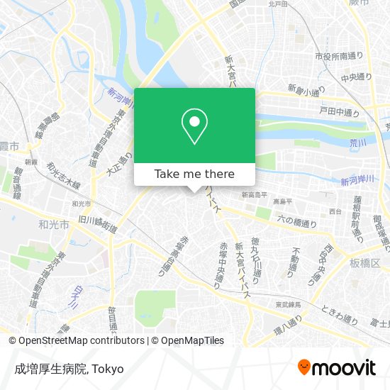 成増厚生病院 map