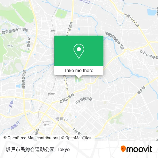 坂戸市民総合運動公園 map