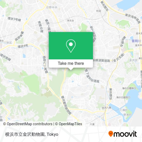 横浜市立金沢動物園 map