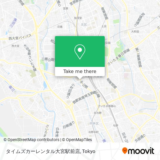 タイムズカーレンタル大宮駅前店 map