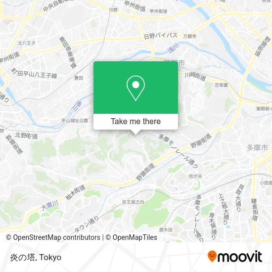 炎の塔 map