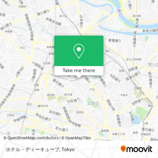 ホテル・ディーキューブ map