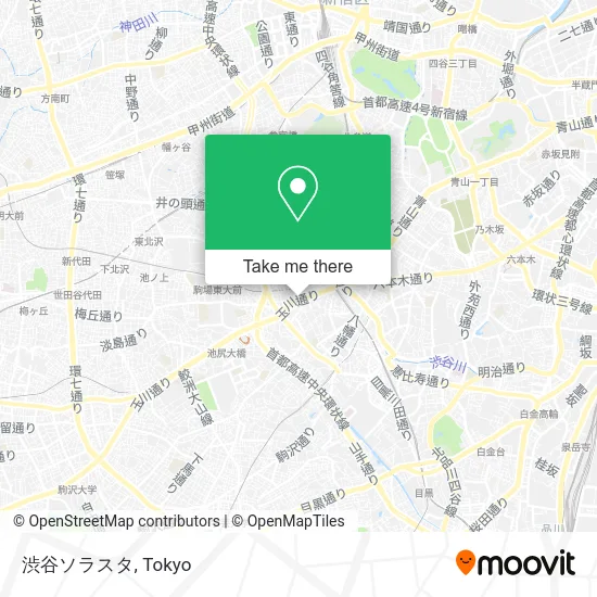 渋谷ソラスタ map