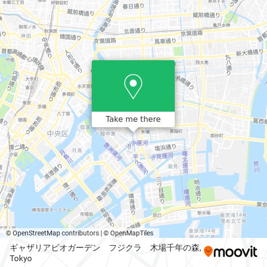 ギャザリアビオガーデン　フジクラ　木場千年の森 map