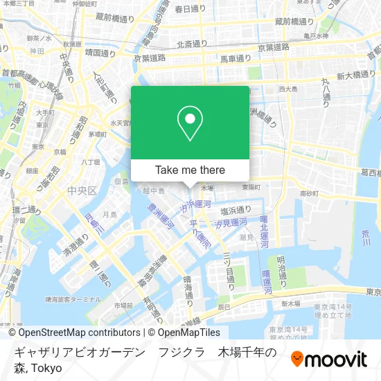 Gatheria Bio Garden Fujikura Kiba Millennium Forest map