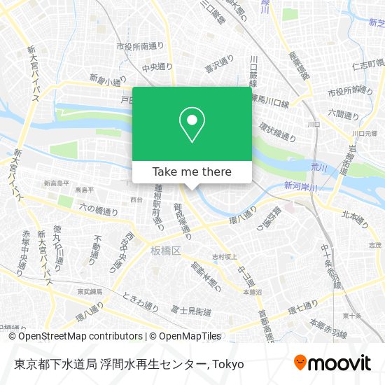 東京都下水道局 浮間水再生センター map