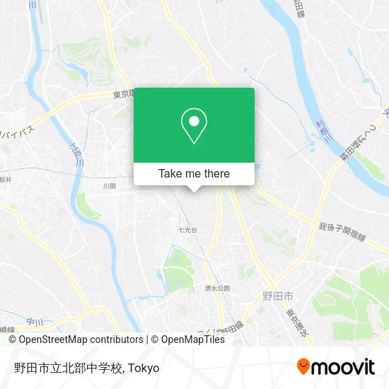 野田市立北部中学校 map