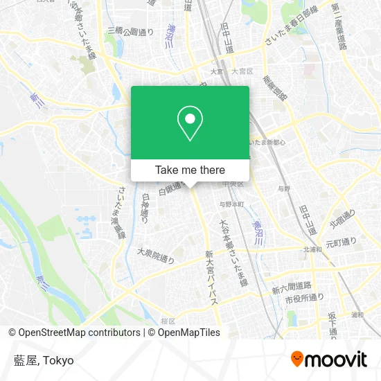 藍屋 map