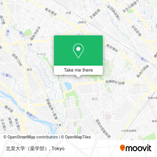 北里大学（薬学部） map