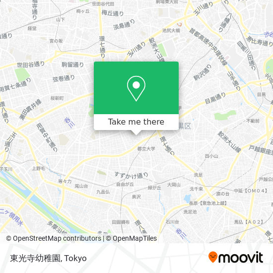 東光寺幼稚園 map