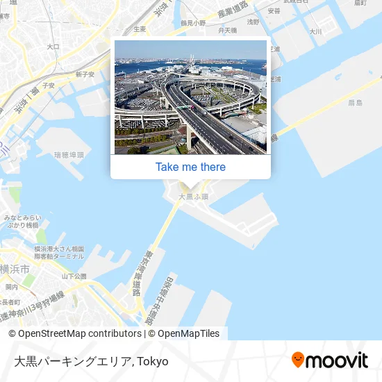 大黒パーキングエリア map