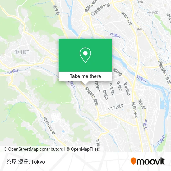 茶屋 源氏 map