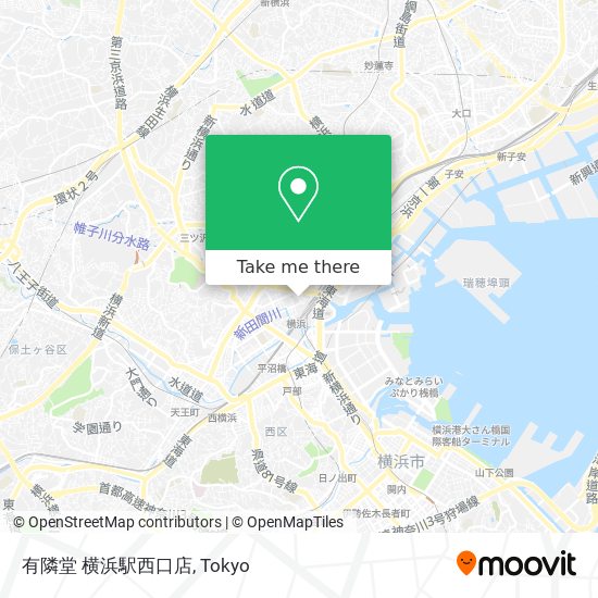 有隣堂 横浜駅西口店 map