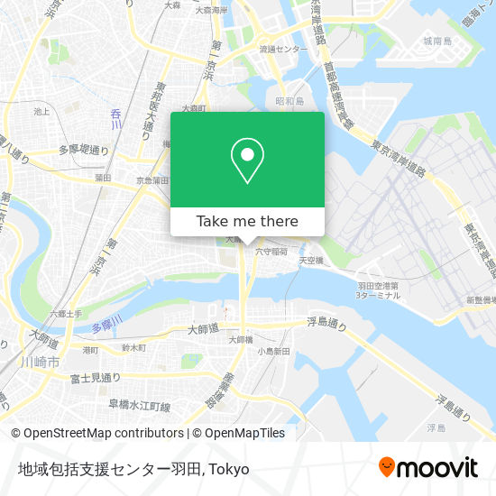 地域包括支援センター羽田 map