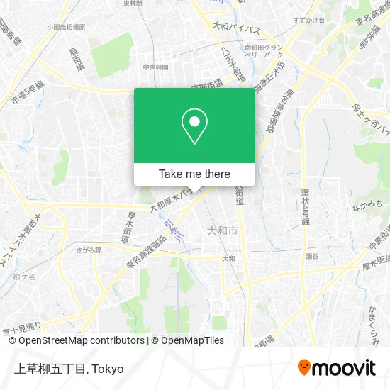 上草柳五丁目 map