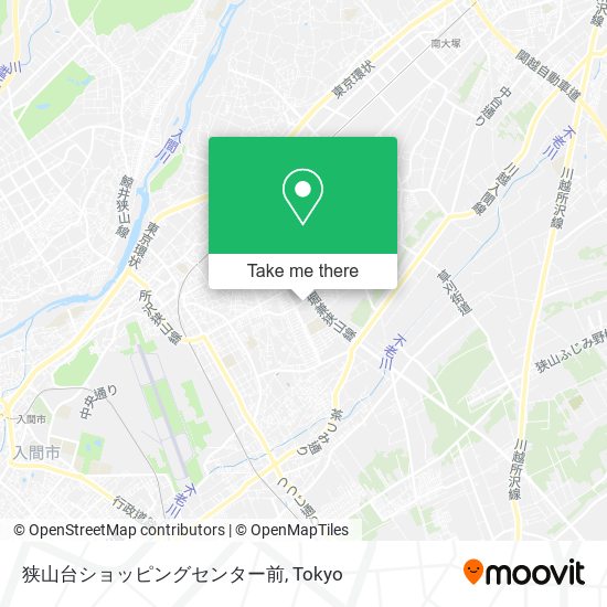 狭山台ショッピングセンター前 map