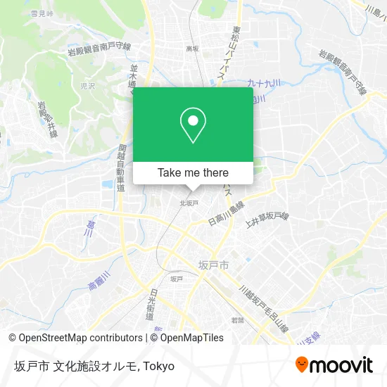 坂戸市 文化施設オルモ map
