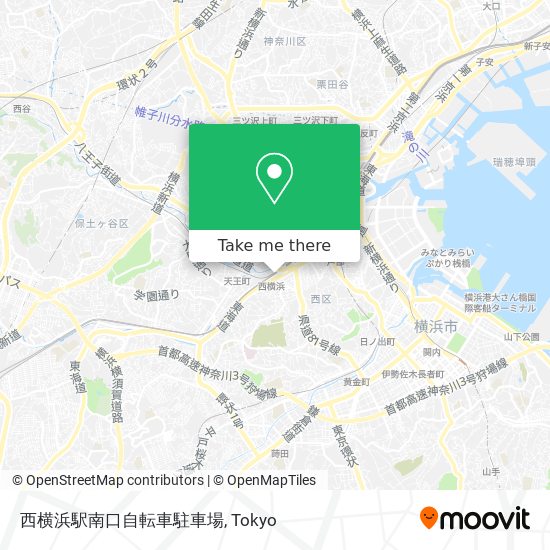 西横浜駅南口自転車駐車場 map