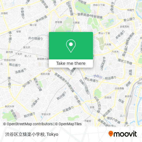 渋谷区立猿楽小学校 map