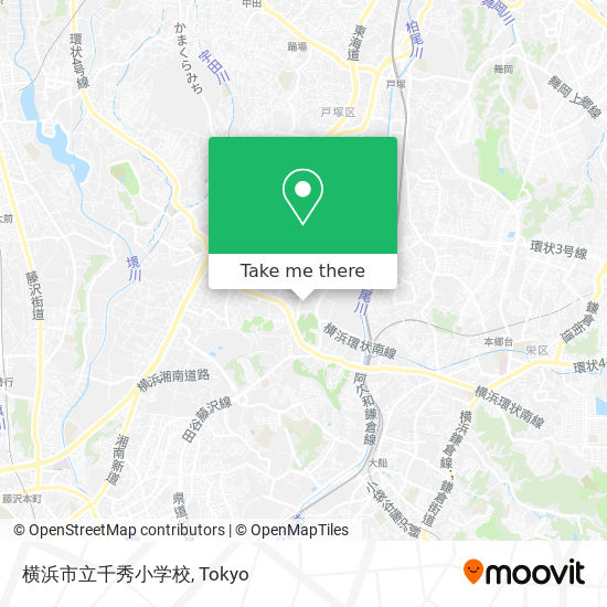 横浜市立千秀小学校 map
