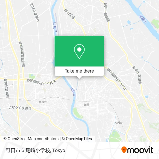 野田市立尾崎小学校 map