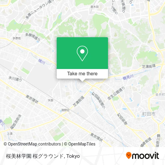 桜美林学園 桜グラウンド map