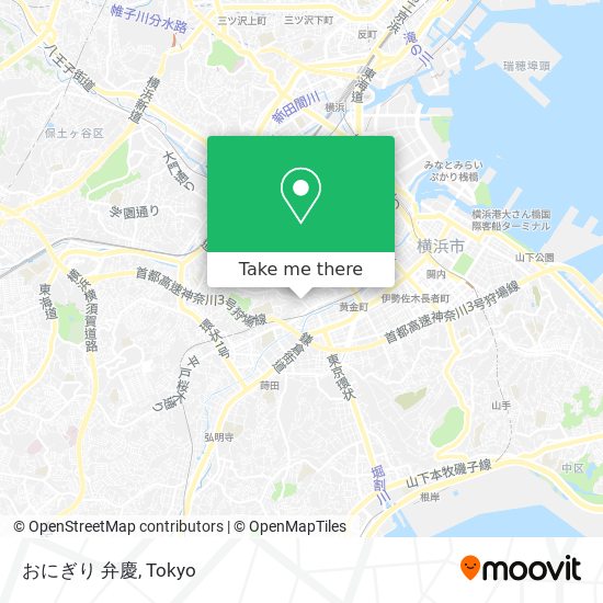 おにぎり 弁慶 map