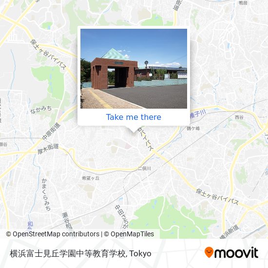 横浜富士見丘学園中等教育学校 map