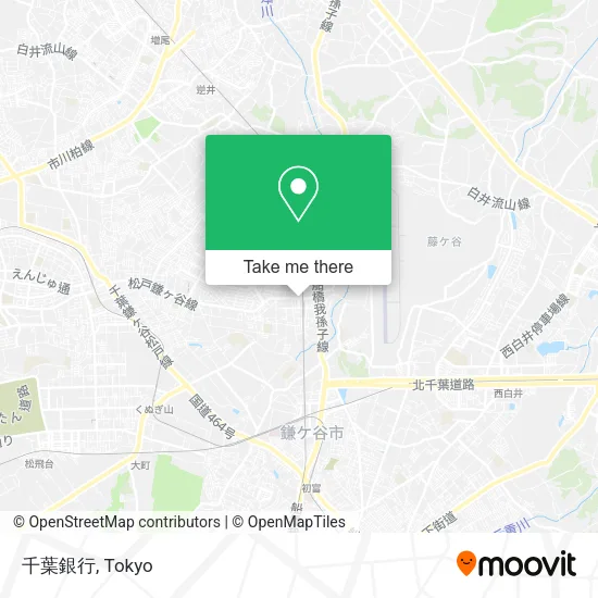 千葉銀行 map