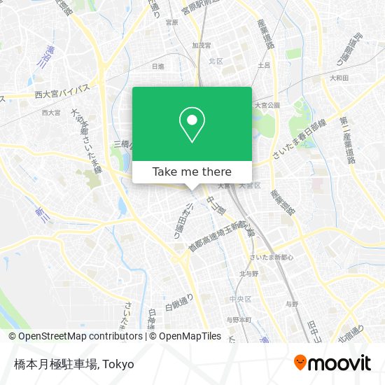 橋本月極駐車場 map