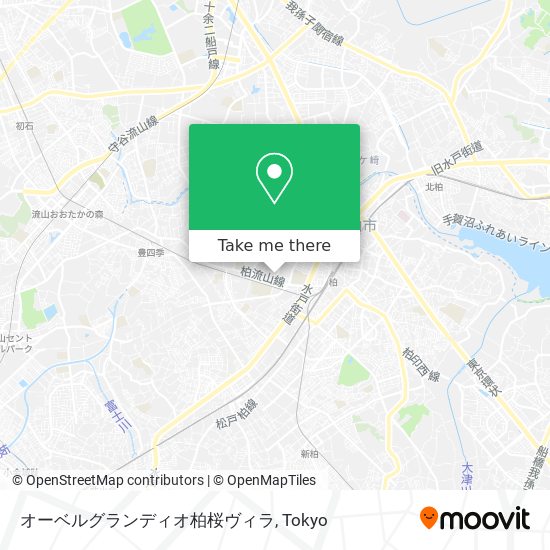 How To Get To オーベルグランディオ柏桜ヴィラ In Tokyo By Metro Or Bus Moovit