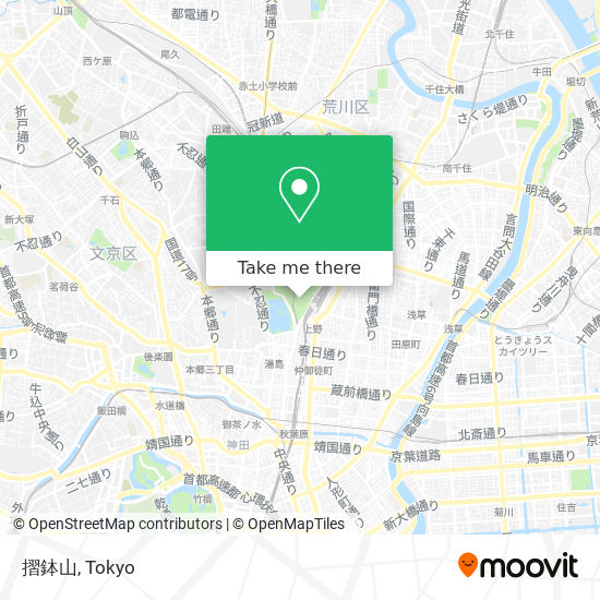 摺鉢山 map