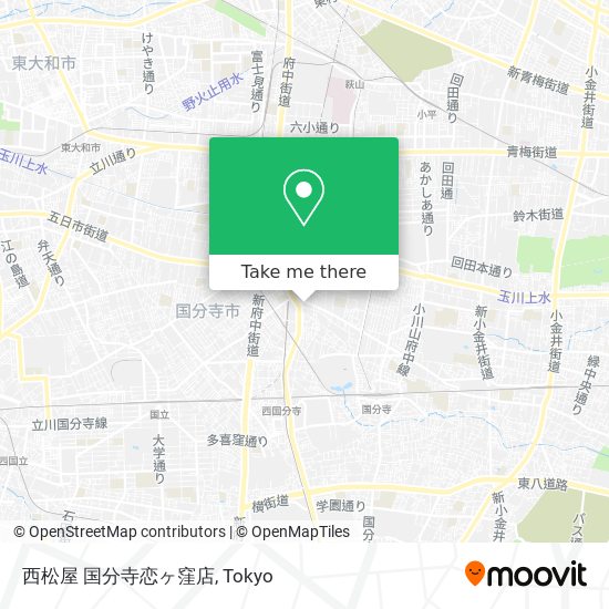 西松屋 国分寺恋ヶ窪店 map