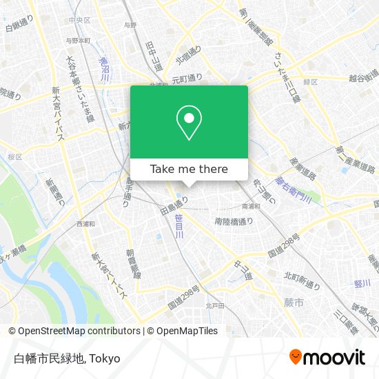 白幡市民緑地 map