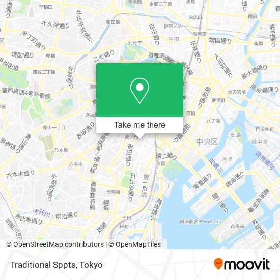 Traditional Sppts map