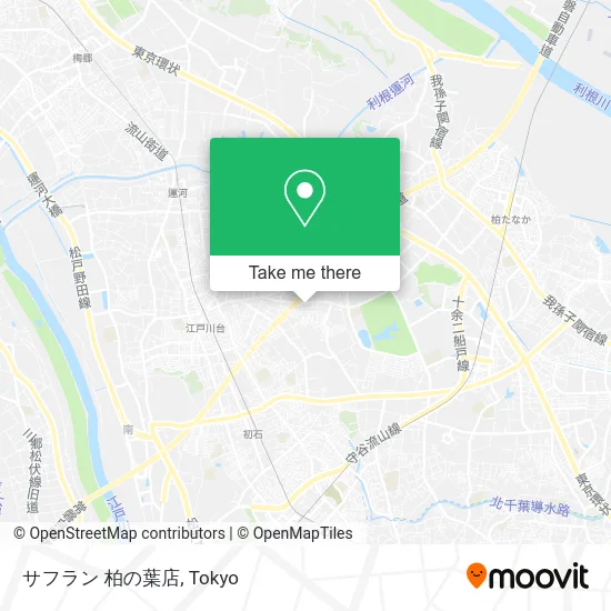 サフラン 柏の葉店 map