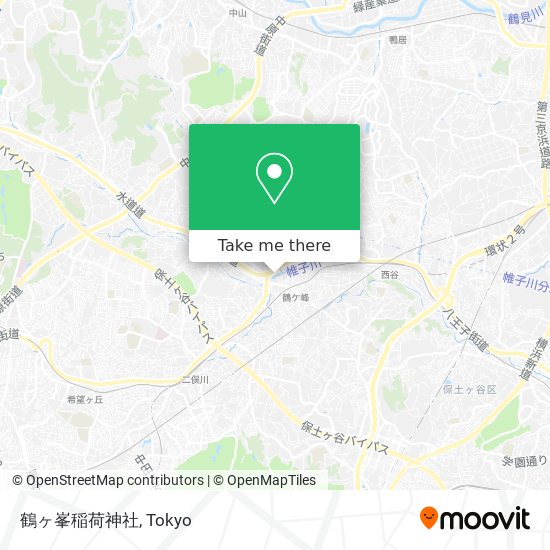 鶴ヶ峯稲荷神社 map