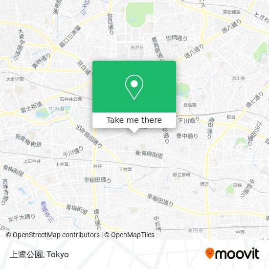 上鷺公園 map