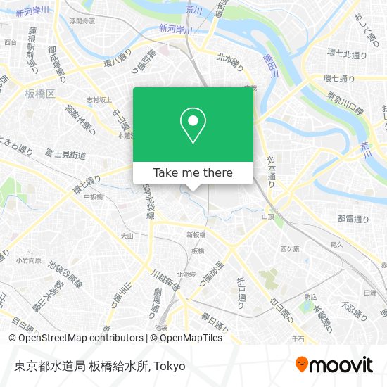 東京都水道局 板橋給水所 map